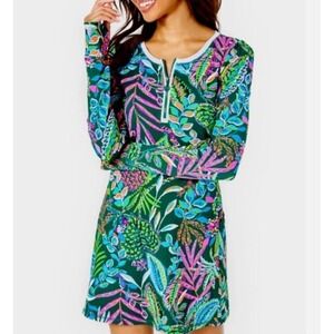 NEW Lilly Pulitzer Meryl Jolena Luxletic Dress Floral Jungle‎ Print Golf Size XL